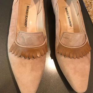 NEW Manolo Blahnik flats! Size 37 1/2.